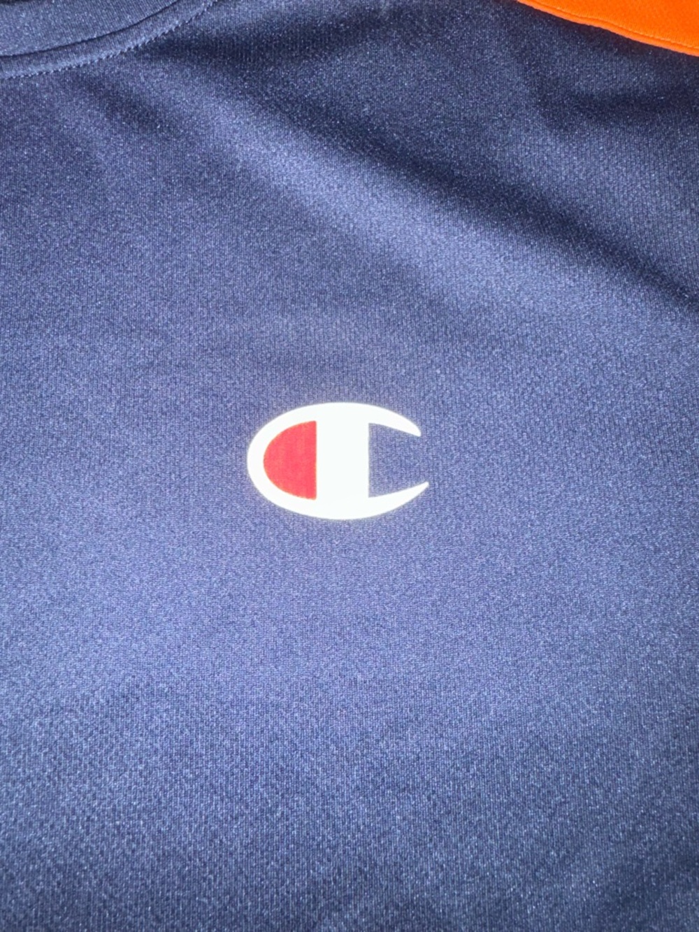 Champion NBL Cairns Taipans Navy and Orange Athletic Tee - Picture 3 of 5